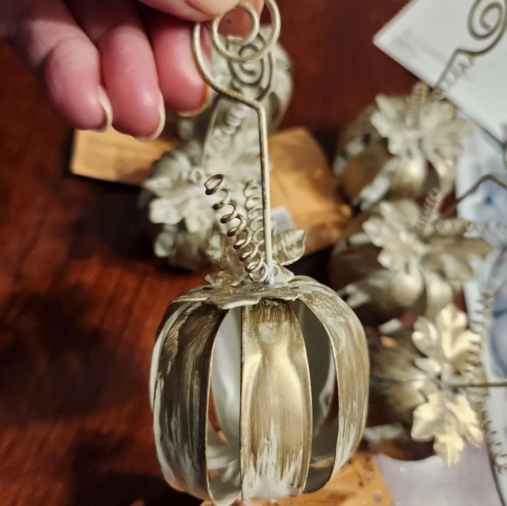 Robert Stanley Pumpkin Card Holders 7 Pieces - Picture 2 of 4